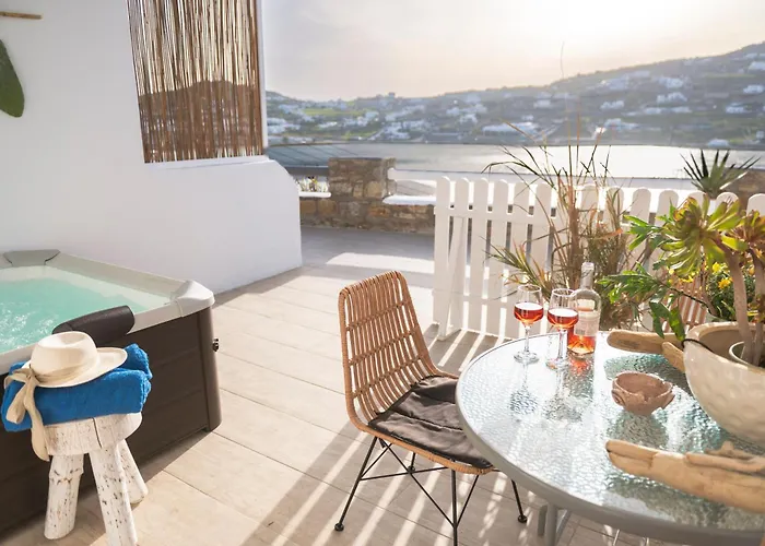 Sunlight Ornos Suites, Private Hot Tub Apartament Mykonos Town