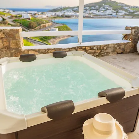 Sunlight Ornos Suites, Private Hot Tub * Mykonos Town