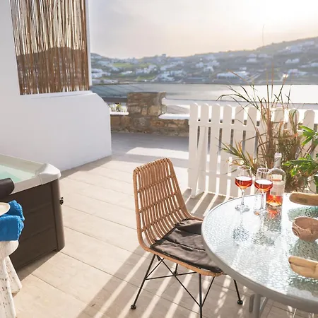 Sunlight Ornos Suites, Private Hot Tub Apartman Mykonos Town