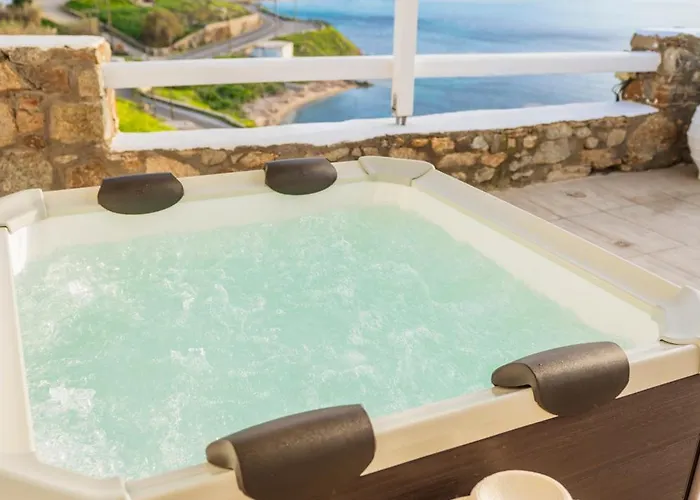 Sunlight Ornos Suites, Private Hot Tub * Mykonos Town