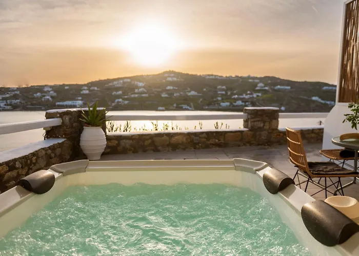 Sunlight Ornos Suites, Private Hot Tub Apartament Mykonos Town